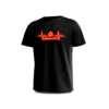Berxwedan-1-Front-Black تيشيرت Berxwedan Jiyan e بتصميم نبض أحمر