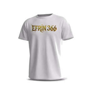 Efrin-1-Front-White تيشيرت Efrîn 366 بتصميم ذهبي