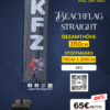 KFZ.png Fertige Beachflag – Kfz-Service und Werkstatt (Straight-Modell – Höhe 350 cm)