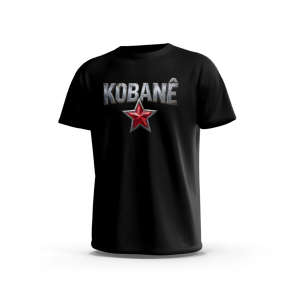 Kobane-1-Front-Black تيشيرت كوباني – نجمة القوة ستريت وير أسود