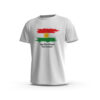 Kurdistan-3-Front-White تيشيرت كردستان – علم الفرشاة مع شعار يون كردستان يون نمان