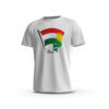Kurdistan-5-Front-White تيشيرت كردستان – علم الحرية المرفرف ستريت وير أسود