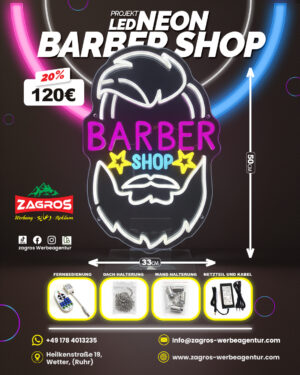 barber-shop-neon-copy.jpg لافتة نيون LED مضيئة - صالون حلاقة رجالي Barber Shop (مع ريموت تحكم)