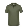 daiber_basic_polo_man_jn792_olive.webp Hochwertiges Piqué-Poloshirt mit aufgedrucktem Firmenlogo – formelle Arbeitskleidung