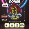 doner-neon-copy.jpg لافتة نيون LED مضيئة - شاورما ودونر كباب Döner Kebab (مع ريموت تحكم)
