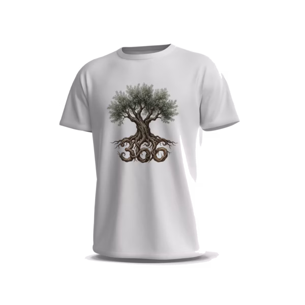 efrin-5-Front-White تيشيرت Efrîn 366 بتصميم ذهبي ثلاثي الأبعاد