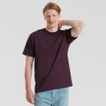 fruit_of_the_loom_pure_cotton_t_61-362-0.webp تيشرت شركات قطني كلاسيك مع طباعة شعار مخصص - رقبة دائرية