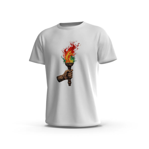 newroz-1-Front-White تيشيرت نوروز – شعلة الحرية ستريت وير أبيض