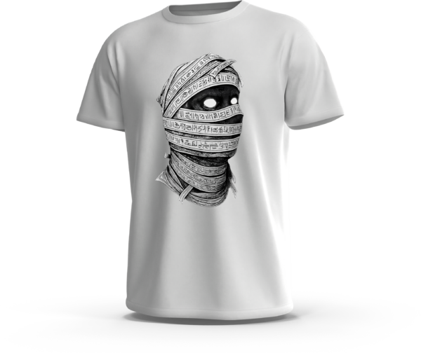 amanos-ts-pharaoh-mummy-white تيشرت مومياء الفراعنة
