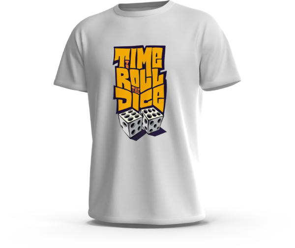 amanos-ts-time-to-roll-dice-b6-white تيشرت Time to Roll the Dice بتصميم نرد