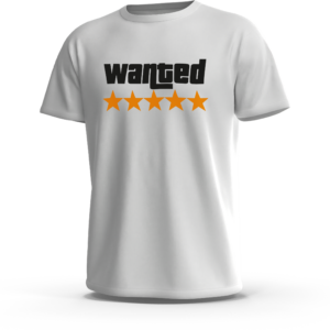 تيشرت Wanted بخمس نجوم