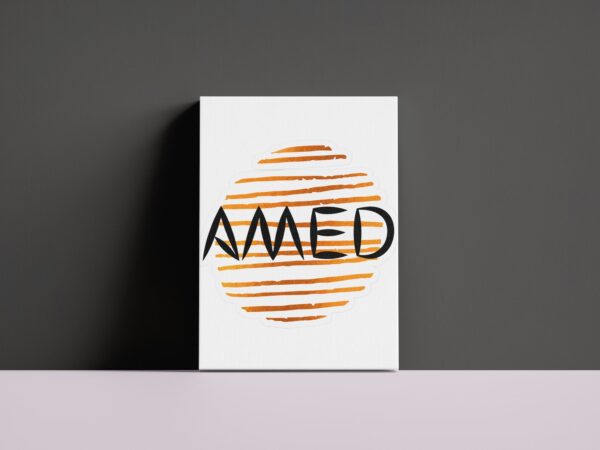 amed-anthracite لوحة كانفاس AMED بتصميم عصري