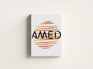 amed-creme لوحة كانفاس AMED بتصميم عصري