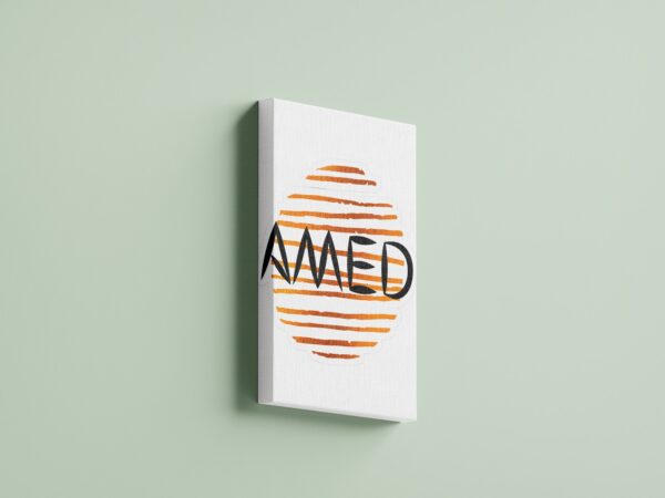amed-sage-green لوحة كانفاس AMED بتصميم عصري