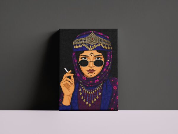 لوحة كانفاس Badass Gundi بتصميم فني جريء