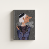 contemporary-caricature-creme-front لوحة كانفاس كاريكاتير معاصر بتصميم فني