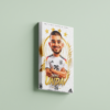 denis-undav-sage-side لوحة كانفاس دينيز أونداف بتصميم كاريكاتير رياضي
