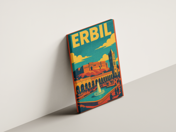erbil-2-angled-view لوحة كانفاس أربيل 2 بتصميم فني
