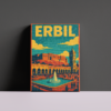 erbil-2-dark-background لوحة كانفاس أربيل 2 بتصميم فني