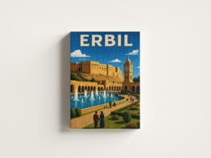 erbil-main-front لوحة كانفاس أربيل بتصميم فني