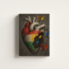 kurdish-heart-01 لوحة كانفاس القلب الكردي بتصميم فني
