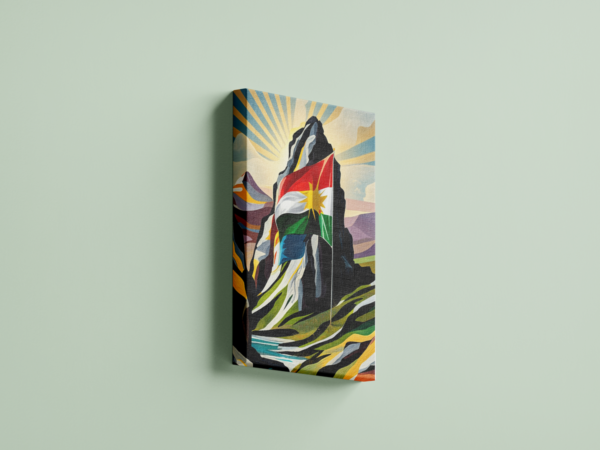 kurdistan-02 لوحة كانفاس كردستان بتصميم فني
