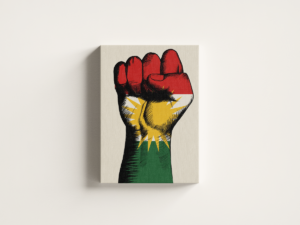 kurdistan-in-hand-01 لوحة كانفاس كردستان في اليد بتصميم فني