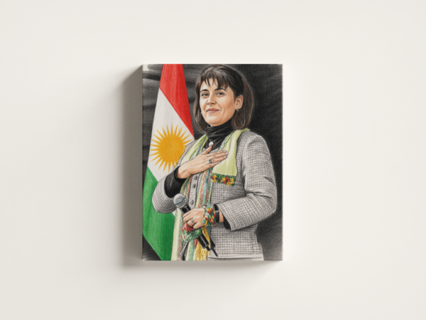 layla-zana-01 لوحة كانفاس ليلى زانا بتصميم فني