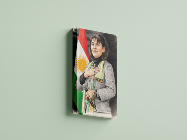 layla-zana-02 لوحة كانفاس ليلى زانا بتصميم فني