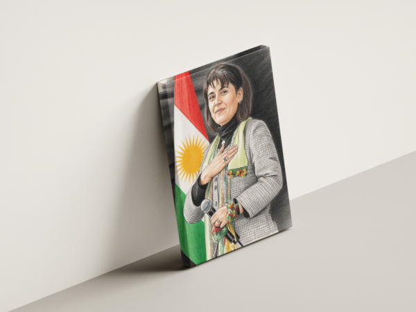 layla-zana-03 لوحة كانفاس ليلى زانا بتصميم فني