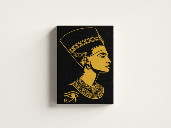 nefertiti-01 لوحة كانفاس نفرتيتي بتصميم فني