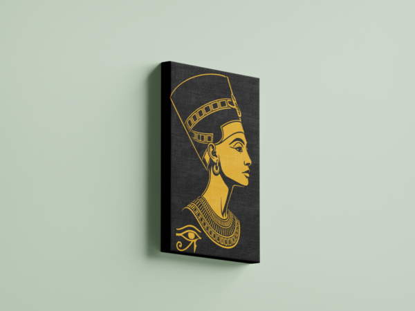 nefertiti-02 لوحة كانفاس نفرتيتي بتصميم فني