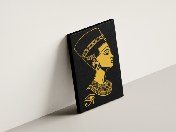 nefertiti-03 لوحة كانفاس نفرتيتي بتصميم فني