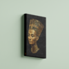 nefertiti-bust-gold-02 لوحة كانفاس تمثال نفرتيتي الذهبي بتصميم فني
