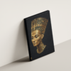 nefertiti-bust-gold-03 لوحة كانفاس تمثال نفرتيتي الذهبي بتصميم فني