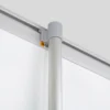 رول أب TOPSELLER 85 × 200 سم بهيكل فضي – طباعة مخصصة