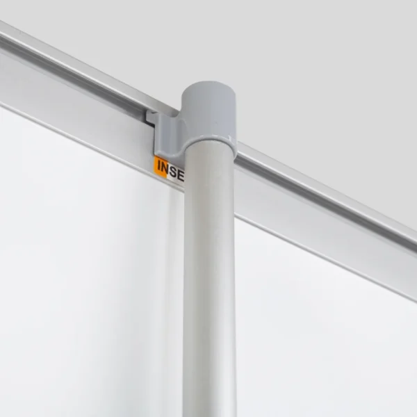 رول أب TOPSELLER 85 × 200 سم بهيكل فضي – طباعة مخصصة