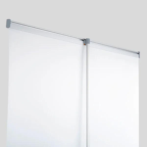 رول أب TOPSELLER 85 × 200 سم بهيكل فضي – طباعة مخصصة
