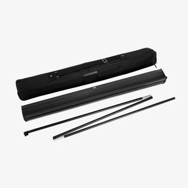 رول أب TOPSELLER 85 × 200 سم بهيكل أسود – طباعة مخصصة