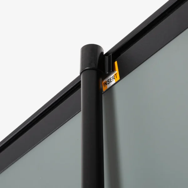 رول أب TOPSELLER 85 × 200 سم بهيكل أسود – طباعة مخصصة