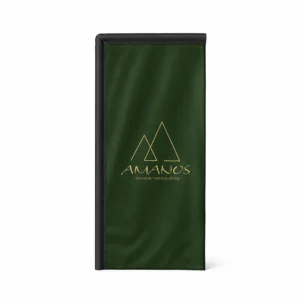 طبعة بديلة لعلم شاطئ Premium Square – مقاس Medium – طباعة مخصصة