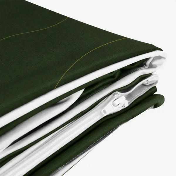Gerade Zipper-Wall 200 × 150 cm – individueller einseitiger Druck inkl. Rahmen