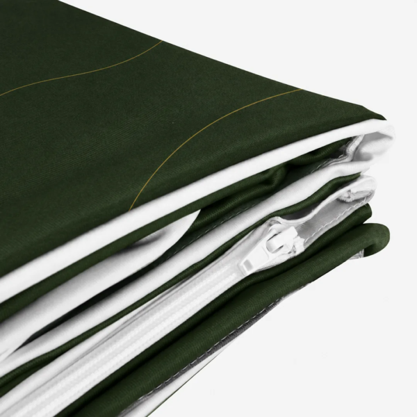 Gerade Zipper-Wall Displaywand 100 × 230 cm – individueller beidseitiger Druck inkl. Rahmen