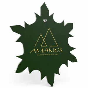 Glänzende transparente Acrylglasplatte – Schneemannform – einseitiger Druck
