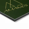 لوح فوم صلب أبيض بطبقة حماية لامعة مضادة للجرافيتي – شكل رأس – طباعة على الوجهين