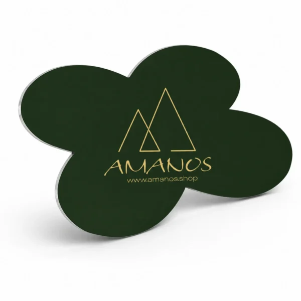 لوح ألمنيوم مركب ذهبي مصقول – شكل حر حتى 4 قصات محيطية – طباعة على وجه واحد