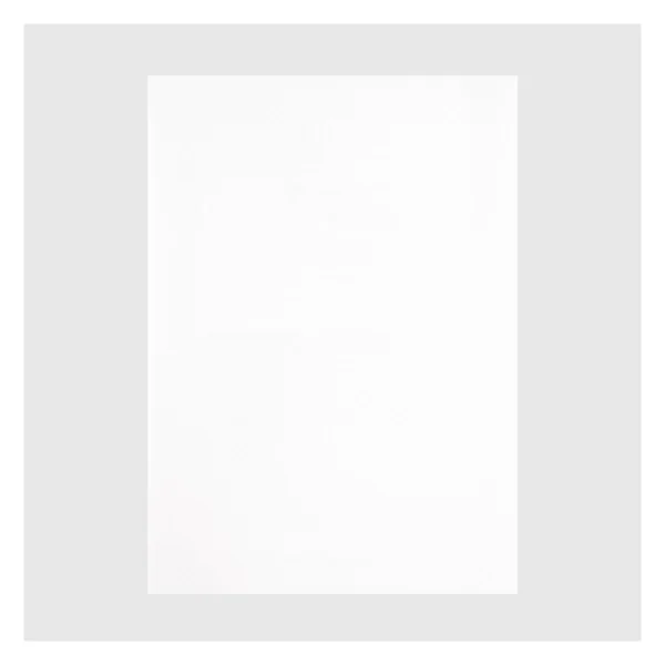 Weiße Hohlkammerplatte – DIN A3 Hochformat 29,7 × 42 cm – einseitiger Druck