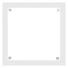 Weiße Hohlkammerplatte – 50 × 50 cm – einseitiger Druck