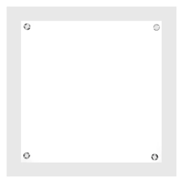 Weiße Hohlkammerplatte – 50 × 50 cm – einseitiger Druck
