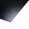 Aluminiumverbundplatte schwarz gebürstet – rechteckig – individuell bedruckt